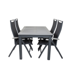 Venture Home - Matgrupp Athena inkl 4st Athena 5 pos matstolarar - Grå