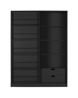 WOOOD - Bokhylla Swing - Svart