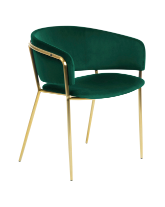 Kave Home - Karmstol Runnie 2-pack - Grön