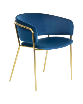 Kave Home - Karmstol Runnie 2-pack - Blå