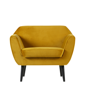 WOOOD - Fåtölj Rocco - Gul