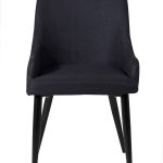 Venture Home - Matstol Pia Tyg, 2-pack - Svart