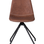 Venture Home - Matstol Penally Konstläder, 2-pack - Brun