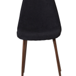 Venture Home - Matstol Polar Tyg, 2-pack - Svart