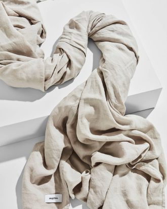 Pastill - Frank lakan i franskt lin - Grå - 240X260