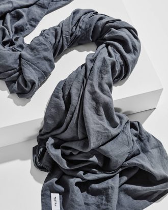 Pastill - Frank lakan i franskt lin - Grå - 180X260