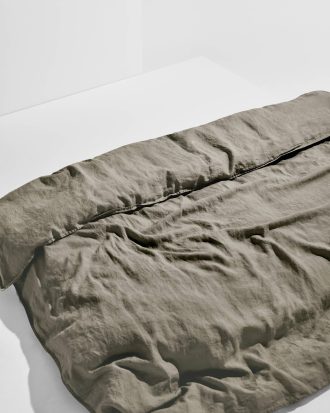 Pastill - Frank påslakan i franskt lin 220x210 cm - Grön - 220X210