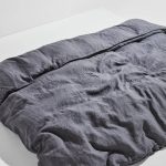 Pastill - Frank påslakan i franskt lin 220x210 cm - Grå - 220X210