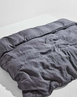 Pastill - Frank påslakan i franskt lin 220x210 cm - Grå - 220X210