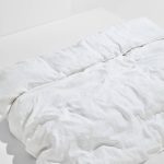 Pastill - Frank påslakan i franskt lin 220x210 cm - Vit - 220X210