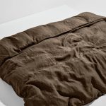 Pastill - Frank påslakan i franskt lin 220x210 cm - Brun - 220X210