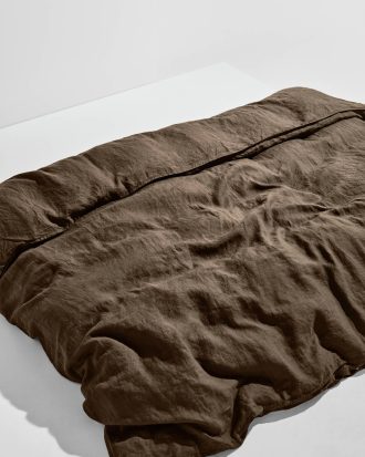 Pastill - Frank påslakan i franskt lin 220x210 cm - Brun - 220X210