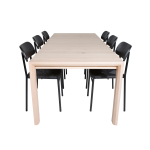 Venture Home - Matgrupp Sandhamn ink 6st matstolar Polly - Vit