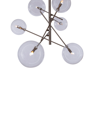 AG Home & Light - Taklampa Sphere. 6ljus - Silver