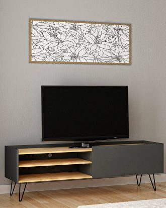 Hanah Home - Mediabänk Veronica - Svart