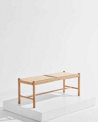 Pastill - Ines bänk i ek - Brun
