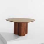 Pastill - Remi sidobord 78x61 cm - Brun