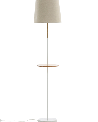 Venture Home - Golvlampa Hattman - Vit