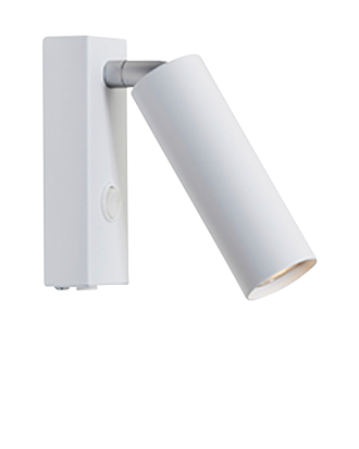 Belid - Vägglampa Cato Slim enkel - Vit