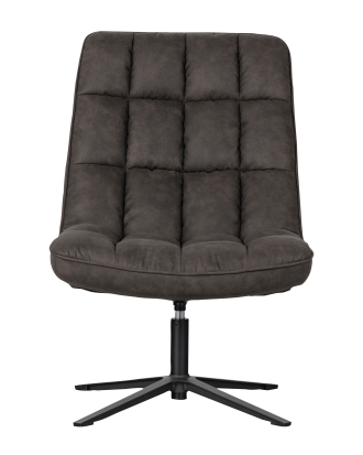 WOOOD - Snurrfåtölj Dirkje - Svart