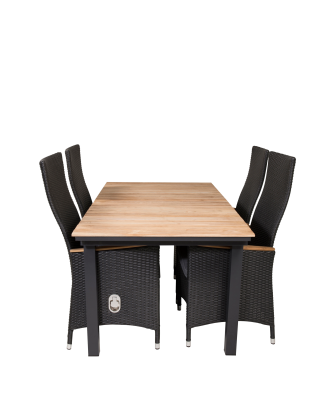 Venture Home - Matgrupp Mexico inkl 4 st stolar Padova - Beige