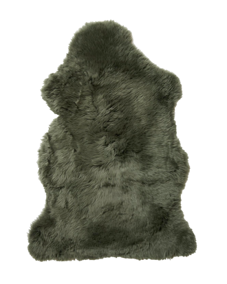 Skinnwille - Fårskinnsfäll Gently - Grön