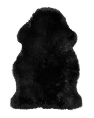 Skinnwille - Fårskinnsfäll Gently - Svart