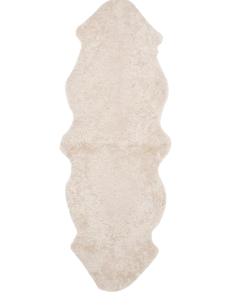 Skinnwille - Fårskinn Curly Dubbelt - Brun