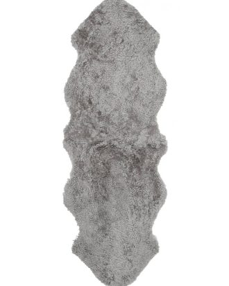 Skinnwille - Fårskinn Curly Dubbelt - Grå