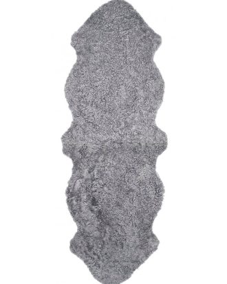 Skinnwille - Fårskinn Curly Dubbelt - Grå