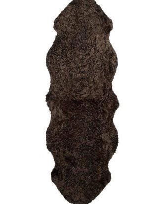 Skinnwille - Fårskinn Curly Dubbelt - Brun