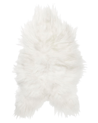 Skinnwille - Fårskinnsfäll Molly - Vit