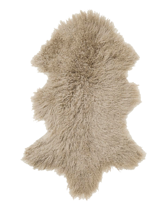 Skinnwille - Fårskinnsfäll Shansi - Brun