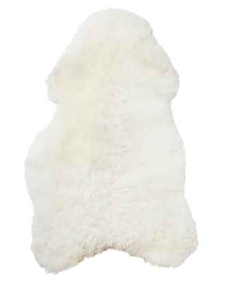 Skinnwille - Fårskinnsfäll Nelly - Vit