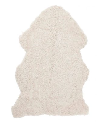 Skinnwille - Fårskinnsfäll Curly - Brun