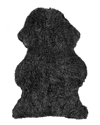 Skinnwille - Fårskinnsfäll Curly - Grå