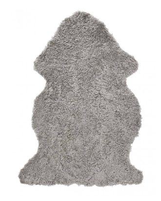 Skinnwille - Fårskinnsfäll Curly - Grå