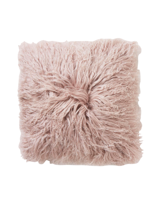 Skinnwille - Kuddfodral fårskinn Shansi - Rosa