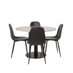 Venture Home - Matgrupp Razzia med 4 st matstolar Polar - Grå