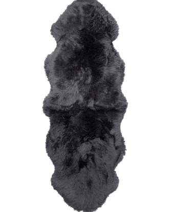 Skinnwille - Fårskinn Gently Dubbelt - Grå