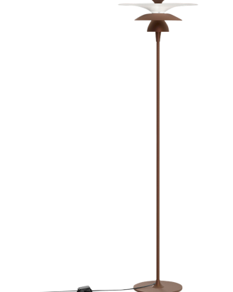 Belid - Golvlampa Picasso Ø38 höjd 140cm - Brun