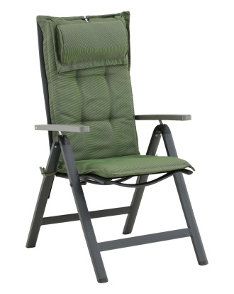 Venture Home - Dyna för 5 positionsstol med nackkudde - Grön