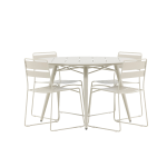 Venture Home - Matgrupp Lina med 4st matstolar Lina - Beige