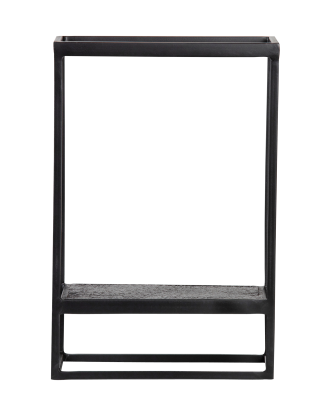 WOOOD - Vertikal vägghylla Febe - Svart