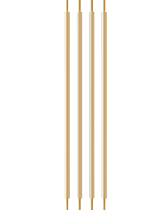 Umage - Hylla Teaser - Extrastänger 30x1 cm - Mässing