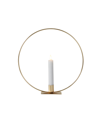 Star Trading - CANDLE RING bordsdekoration med LED-ljus - Mässing