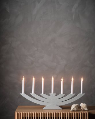 Star Trading - NAVIDA elljusstake - Grå