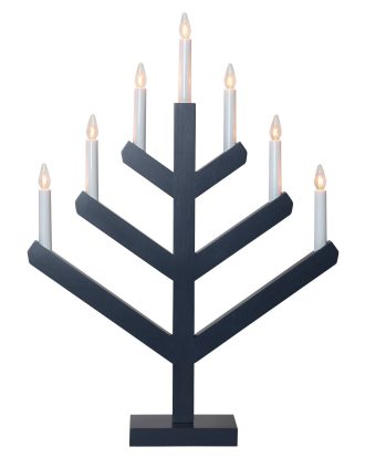 Star Trading - VINGA elljusstake - Grå