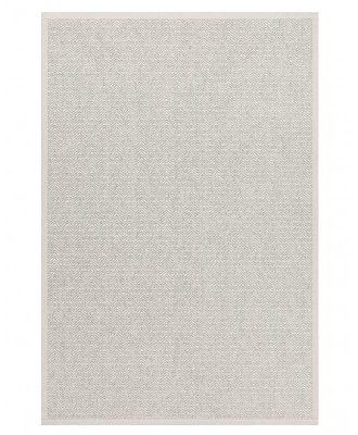 Bergen vit - bandkantad ullmatta