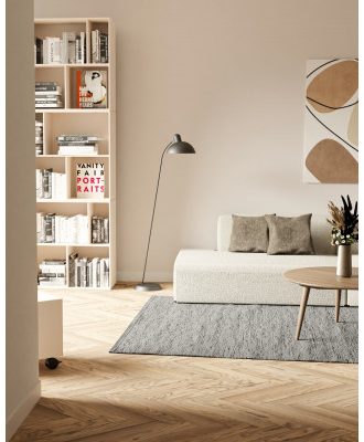 Cotton rug steel grey - trasmatta